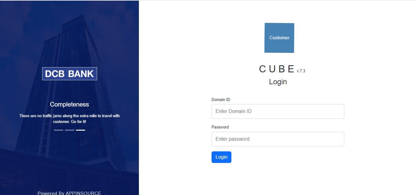 CUBE - An Innovative branch frontend - qorusglobal.com
