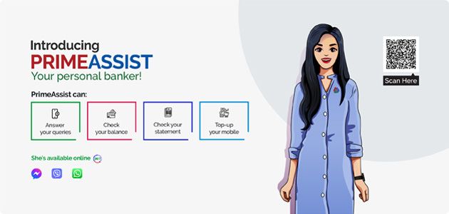 PrimeAssist - Digital Banking Assistant by Prime Bank - qorusglobal.com